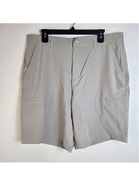 Men's NWT Chaps Khaki Cargo Shorts Waist 34